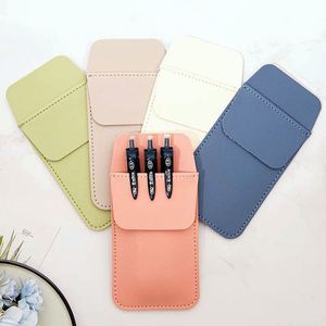 Pochette infirmière anti-fuite avec logo personnalisé, étui à stylo en PU double couche épais pour uniforme de médecin, cadeau promotionnel - Product Image 2