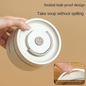 New 316L Stainless Steel <b>Insulated</b> <b>Lunch</b> <b>Box</b> for Office and Student Use Microwave Safe Portable - Product Image 4