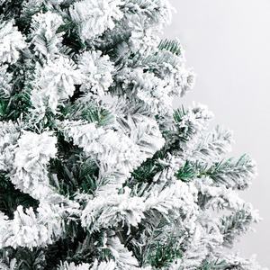 Albero di Natale Artificiale OurWarm OutdoorWholesale Verde 6FT in PVC con Neve, Preilluminato, Pop-up, con Anima in Pino Bianco - Product Image 6