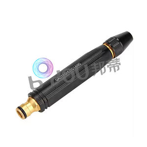 Pistolet à eau noir pour le jardinage et le nettoyage domestique, avec kit à bulles pour le lavage de voiture - Product Image 3