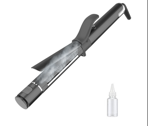 <span class=keywords><strong>Fer</strong></span> à <span class=keywords><strong>boucler</strong></span> automatique rotatif Mesky 1,5 pouce, <span class=keywords><strong>fer</strong></span> à friser numérique à ressort Empress pour cheveux courts - Product Image 1