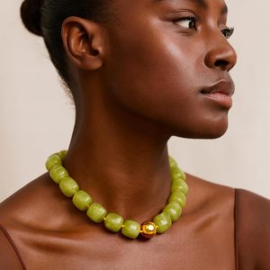 Go2boho Collana Girocollo Colorata con Perline <span class=keywords><strong>in</strong></span> Stile Bohémien, Gioiello Religioso da Donna <span class=keywords><strong>in</strong></span> Acciaio Inossidabile Regolabile, Fatto a Mano, Regalo Estivo - Product Image 3