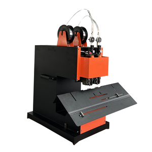 W-202 Good Quality Double Heads Flat Stitching / Saddle Stitch <b>Wire</b> Booklet Maker <b>Machine</b> - Product Image 3