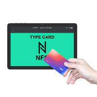 Machine à cartes perforées NFC Kiosque d'accès de sécurité Solution de tablette Android intelligente pour bâtiment de bureaux d'école