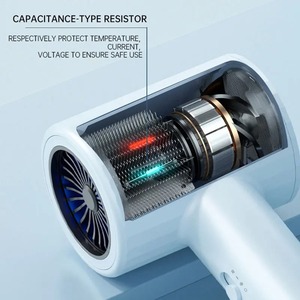 Secador de Pelo, Flujo de Aire de Turbina Eléctrica de Alta Velocidad, Bajo Ruido, Temperatura Constante y Secado Rápido, Velocidad del Viento 62m/s, 1800W, Secado Rápido - Product Image 5