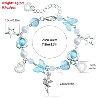 Pulseras de Corazón de Mariposa para Niñas, Joyería Y2K Dulce y Linda para Mujeres, Adolescentes y Damas, Proveedor Chino, MOQ Bajo