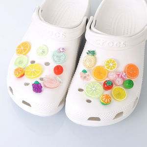 Adornos de Perlas para Zapatos, Clogs, Decoración Floral 3D de Limón, Uva, Fresa, Piña, Accesorio de Joyería para Mujer, Hebilla para Sandalias - Product Image 4