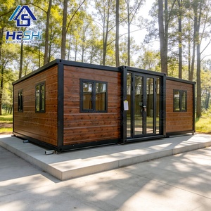 Maison conteneur préfabriquée mobile et extensible sur mesure de 20 pieds ou 40 pieds, bâtiment préfabriqué, maison à deux chambres, maison portable - Product Image 1