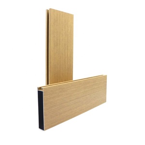 Profil en aluminium carré de grain en <span class=keywords><strong>bois</strong></span> tuyau rectangulaire de tube de boîte en aluminium de 6000 séries pour le <span class=keywords><strong>plafond</strong></span> - Product Image 2