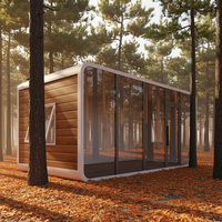 Maison de motel préfabriquée en acier contemporain pour villa, appartement, magasin - Durable, sûre, forme personnalisée, facile