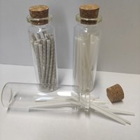 Kreative Glasflaschen verpackung Natur wachs Wick Eco Umweltschutz Wick Benutzer definierte Länge und Logo