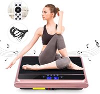 Plataforma vibratoria para hacer ejercicio, dispositivo para fisioterapia profesional, con función de música, para hacer ejercicio efectivo