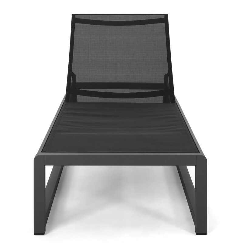 Outdoor aluminum chaise lounge new swimming pool lounge chaise