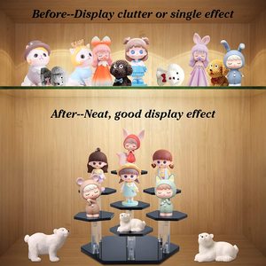 Présentoir en acrylique pour figurines d'<span class=keywords><strong>action</strong></span>, présentoir pour poupées, <span class=keywords><strong>bijoux</strong></span>, parfum, organisateur, support pour cupcakes - Product Image 3