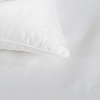 Oreiller carré en duvet de canard et de plumes de coton blanc de taille personnalisée en gros, insert d'oreiller pour hôtel