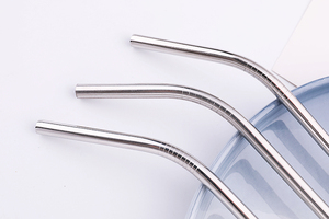 Eco-Friendly <strong>Reusable</strong> Packing <strong>Straw</strong> 10.5'' the Diameter of 0.24'' Stainless Steel <strong>Straw</strong> - Product Image 2