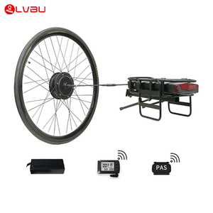 LVBU US EU Stock 36V 24 ''E-Bike-Kit de conversión 350 vatios con batería trasera - Product Image 4