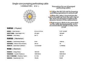 Armored Logging Cable Multiconductor Logging Cable Logging Cable for Deep <strong>Wells</strong> - Product Image 2