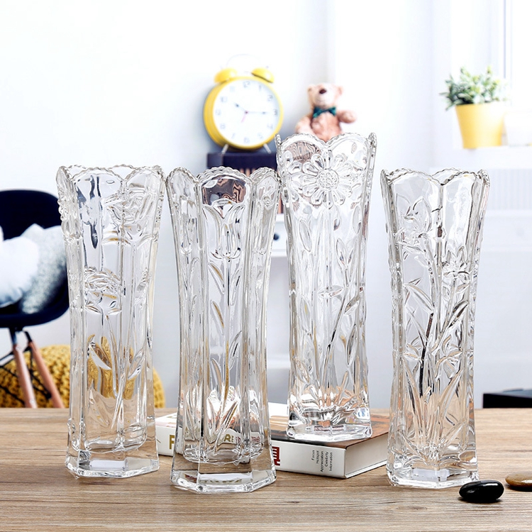 Jarrón De Cristal Para Decoración Del Hogar, Jarro... – Grandado