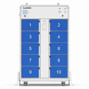 Gabinete Inteligente para Intercambio de Baterías WL 6010, 10 Compartimentos, Impermeable para Exteriores, Estación de Intercambio de Baterías Compartidas para Bicicletas Eléctricas y Scooters - Product Image 1
