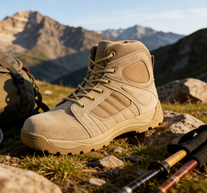 SFB35 716 <b>Black</b> Leather Outdoor Hiking <b>Boot</b> Waterproof All Seasons Men's Tactical <b>Work</b> Shoe - Product Image 4