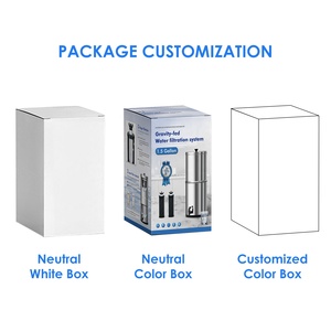 Bán buôn thép không gỉ Countertop trọng lực nước lọc nước Dispenser Đối với trang chủ ngoài trời trọng lực lọc nước - Product Image 6