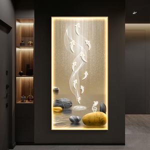 Pintura Decorativa Personalizada para Pared, Decoración Moderna y Sencilla para el Hogar, Pintura de Porcelana de Cristal - Product Image 2