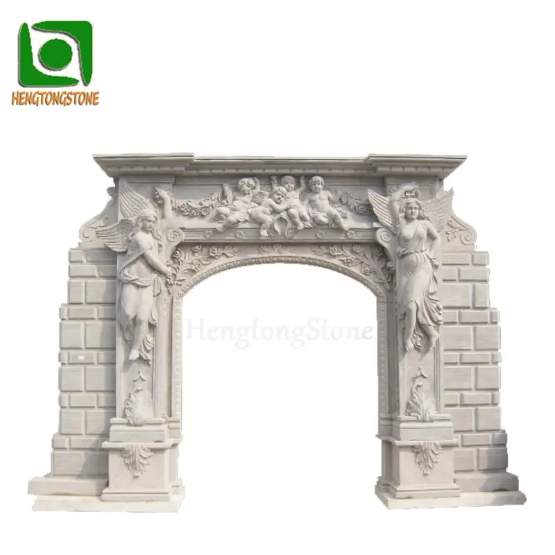 Customized Marble Door Frame Sculpture For Sale