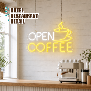 Insegna al Neon Personalizzata con Logo, Luce LED Bicolore per Decorazione Murale di Ristoranti e Taqueria - Product Image 5