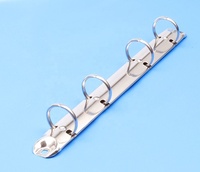 Mecanismo de carpeta de Metal duradero de 6 anillos, suministros de abrazadera de oficina con carpetas de libros de recetas, Clips de archivo y Clips de resorte, dobladores de anillos