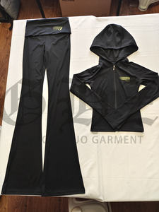 <span class=keywords><strong>2026</strong></span> Özel Tasarım Kadın Eşofman Takımı Fermuarlı Ceket ve Katlanır Paça Pantolon Kadın Takımları Spor Giyim Antrenman Seti Kadın Giyim Setleri - Product Image 4