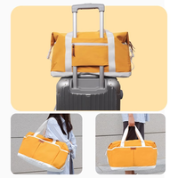 Sac de voyage TINYAT Weekender Tote Bag, modèle grande capacité, pliable, durable, en polyester, fermeture éclair, tendance