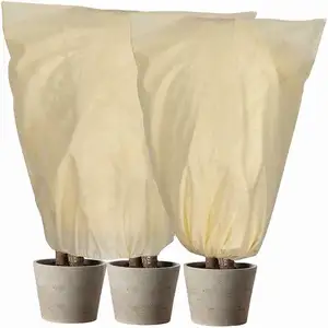Cobertura para colheita em tecido não tecido pp de cor branco anti-congelamento estabilizado UV de 3% ecológico 17g