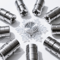 Usinage CNC suisse de vis pour la fabrication de pièces en aluminium pour composants d'implants dentaires avec une haute précision et des bords sans bavures