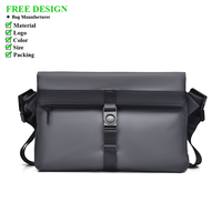 Nouveau sac à dos et sac bandoulière pour homme, tendance et élégant, sensation premium, sac à bandoulière résistant à l'eau