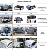 Cubierta Rígida para Camioneta con Ventanas, Cubierta de Acero para Plataforma de Camioneta, Cubierta para Toyota Hilux Vigo Revo
