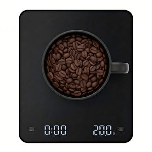 Small <b>Mini</b> Ultra Thin USB Rechargeable Coffee <b>Scale</b> <b>Scale</b> Tray 2000g Capacity 0.1g Precision Digital Display Automatic - Product Image 1