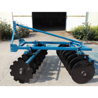 Herse à disques robuste montée sur tracteur avec moteur pour rizières et jardins potagers sur terres arides