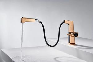 Rubinetto <span class=keywords><strong>per</strong></span> Lavabo con Display Digitale LED, Finitura Cromata, Valvola in Ceramica, Miscelatore Estraibile <span class=keywords><strong>per</strong></span> Bagni e Lavandini - Product Image 5