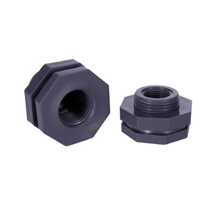 1/2 3/4 1インチBULKHEAD水タンクコネクタアダプター<span class=keywords><strong>PVC</strong></span>水継手バルクヘッド継手 - Product Image 5