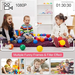 Appareil photo numérique miniature pour enfants, appareil photo vintage éducatif, jouets pour enfants, caméra vidéo à projection 1080P, jouet de photographie en plein air, cadeaux - Product Image 4