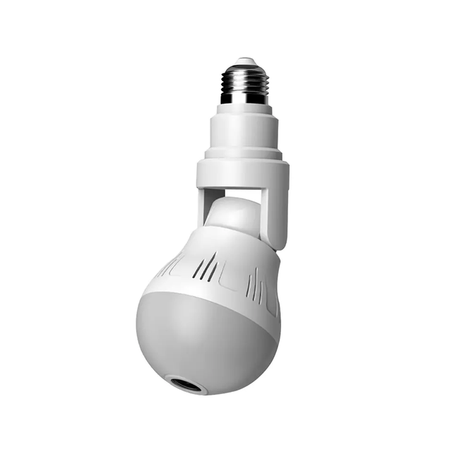 360-degree Panoramic Fisheye Bulb Camera Two-way Intercom Fully Manual Rotation Monitoring Camera