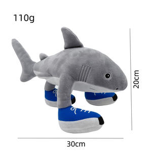 دمية قطيفة عالية الجودة وصل حديثًا لشخصية ميم الإنترنت الإيطالي Tung Tung Tung Sahur Tralalero Tralala - Product Image 6