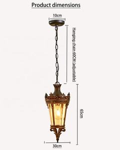 Modern Simple Industrial Style Outdoor Indoor Aluminum Pendant Waterproof Garden Chandelier <b>Light</b> Hanging Feature <b>Ceiling</b> <b>Lights</b> - Product Image 3