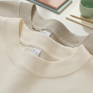 Alta calidad al por mayor 230g100% algodón tendencia pesada <span class=keywords><strong>en</strong></span> blanco logotipo personalizado Casual suelta hombres y mujeres General camiseta de gran tamaño - Product Image 3