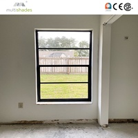 Fenêtre à double battant Multishades, directement de l'usine, avec verre insonorisé et aluminium de qualité supérieure