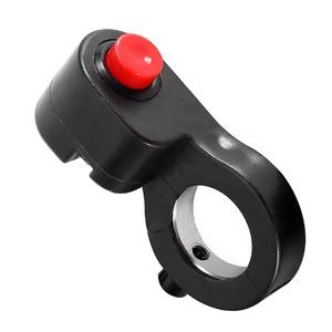 Interrupteur de guidon 7/8'' 22mm pour moto, VTT, vélo, avec bouton marche/arrêt et fil, accessoires moto - Product Image 5