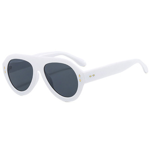 Gafas de sol Shield con montura completa y lentes degradadas, protección solar unisex para adultos, protección UV 100% - Product Image 2
