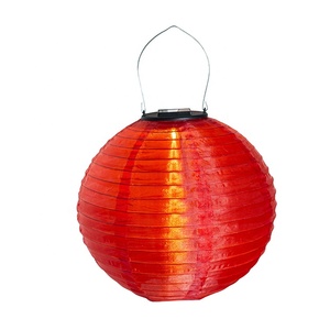 ¡Venta al por mayor! ¡novedad <span class=keywords><strong>de</strong></span> 25cm <span class=keywords><strong>de</strong></span> diámetro! ¡al aire libre! ¡resistente al agua! Linternas chinas <span class=keywords><strong>de</strong></span> <span class=keywords><strong>papel</strong></span> <span class=keywords><strong>de</strong></span> nailon redondas plegables alimentadas por energía solar - Product Image 6