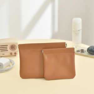 <b>Mini</b> Storage <b>Bag</b> Coin Purse Rectangle Portable Dustproof Cover For Earphones Cables Lipstick Carry Travel Home Use - Product Image 3